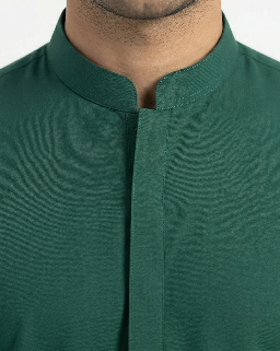Emerald green shalwar kameez cotton