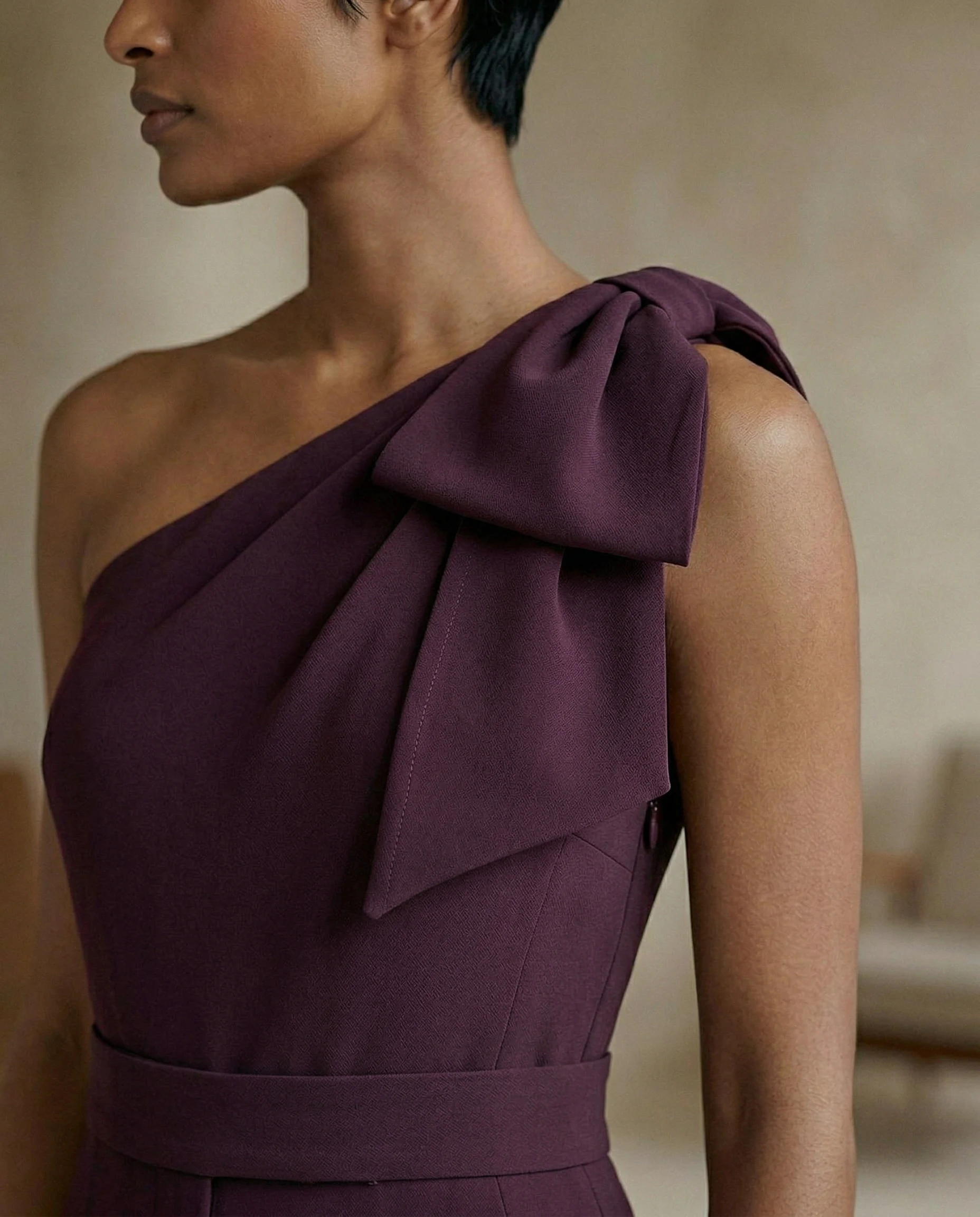 plum jumpsuit