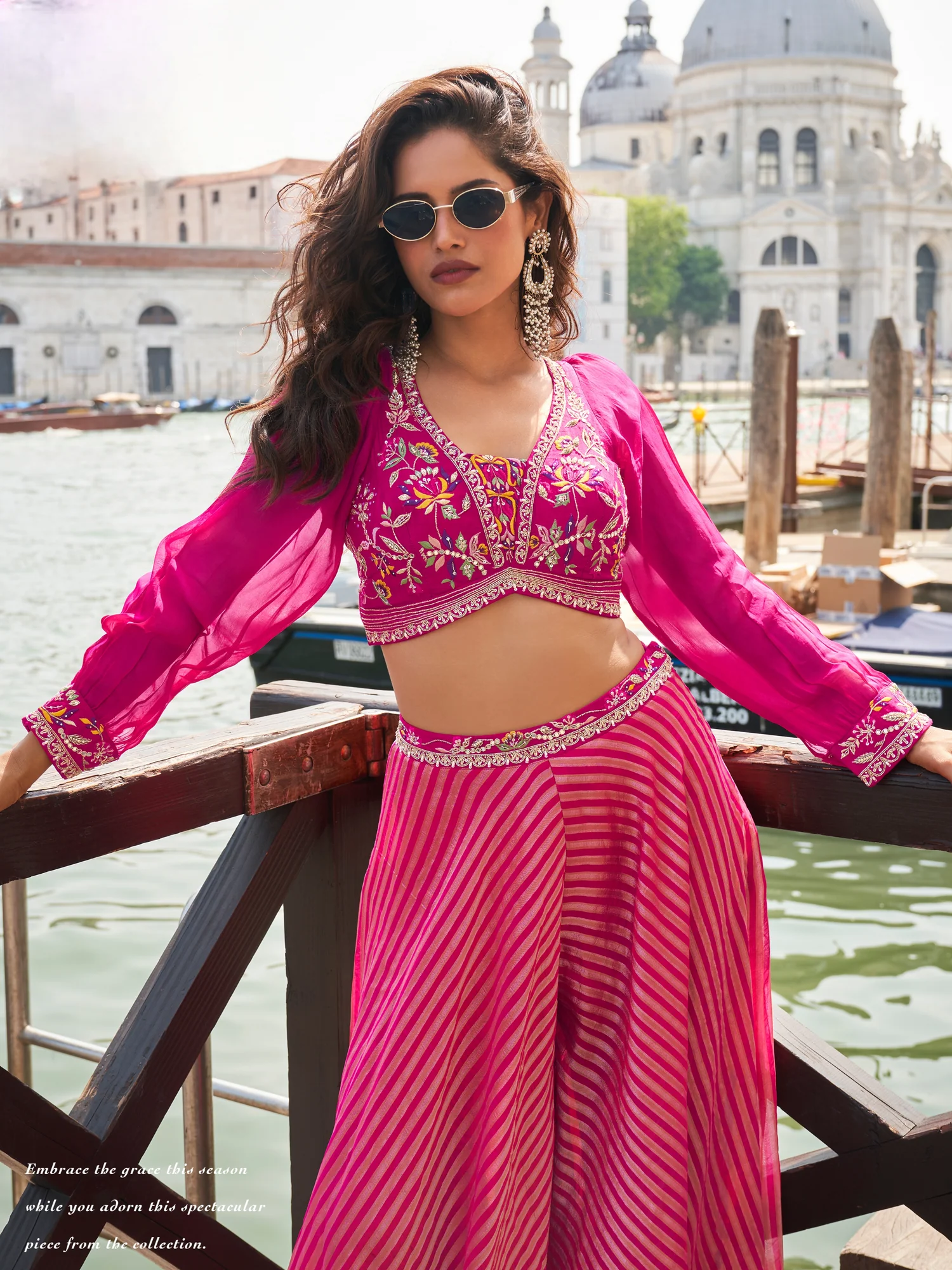 pink palazzo
