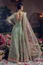 Mint Green Embroidered Bridal Gown with Dupatta – Luxury Flared Wedding Dress 2.webp