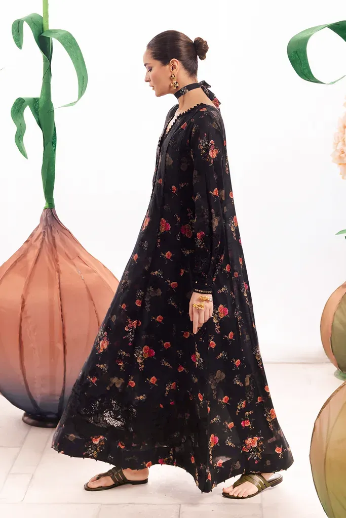 Black Rose Floral Printed Lawn Suit with Chiffon Dupatta (6).webp