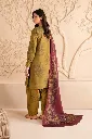 Olive Green Floral Printed Lawn Suit with Contrast Dupatta (2).webp