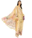 Butter Yellow Floral Printed Lawn Suit