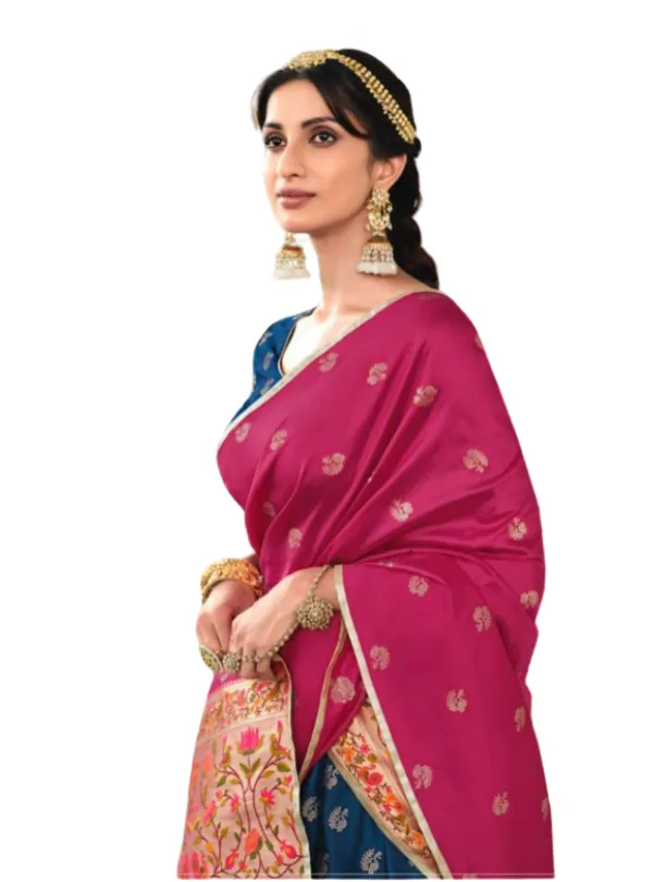 Traditional Banarasi Silk Lehenga Choli – Designer Ethnic Wedding & Festive Wear
