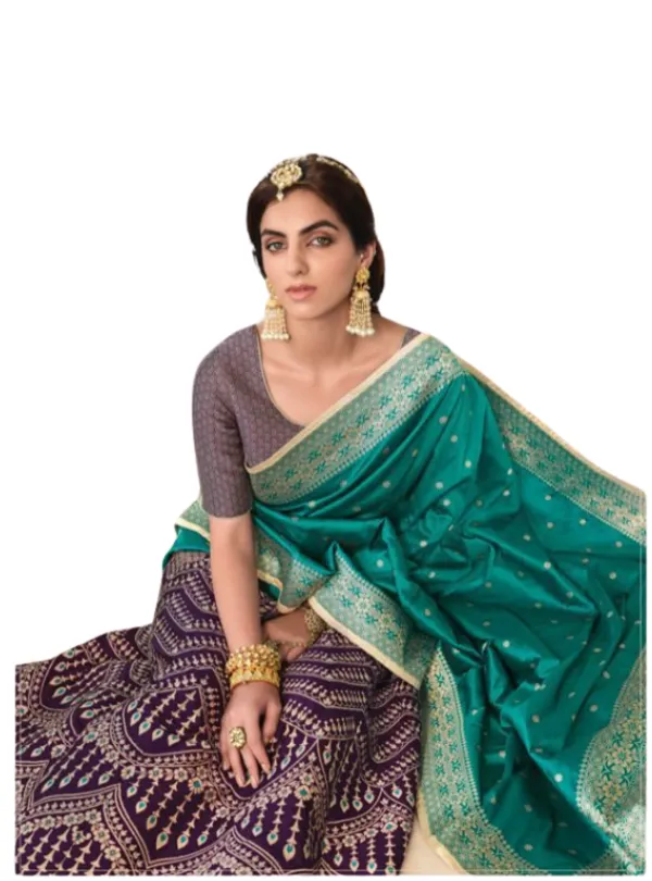 Luxury Banarasi Silk Lehenga Choli – Traditional Designer Wedding & Festive Wear