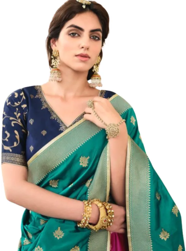 Elegant Banarasi Silk Lehenga Choli – Designer Traditional Wedding & Festive Wear