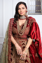 Heavy Velvet Embroidered Wedding Lehenga – Luxury Bridal Designer Lehenga Set