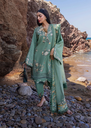 Sage Green Floral Embroidered Lawn Suit
